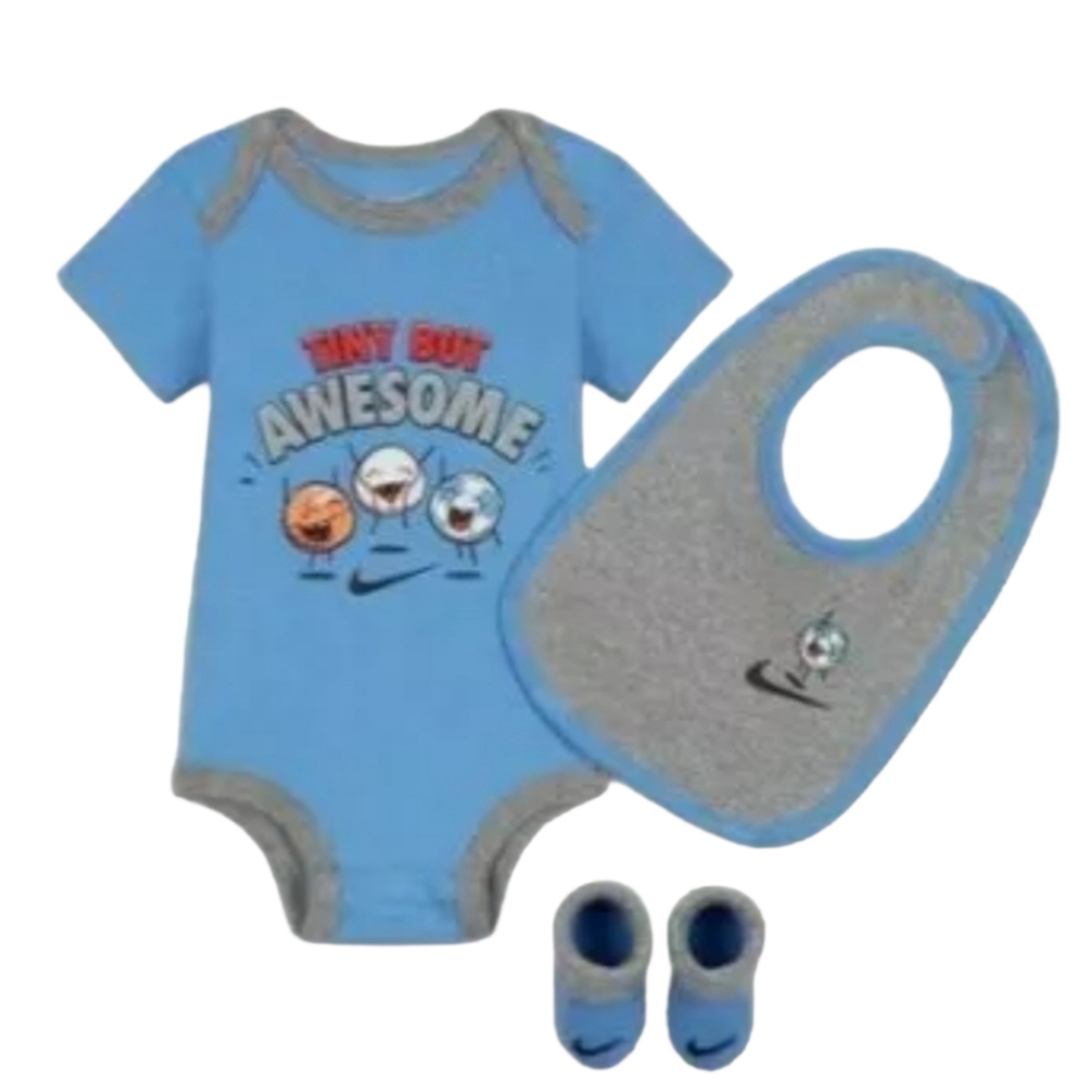 Nike Tiny But Mighty 3 Piece SetNike branded stretchy soft cap BLUE